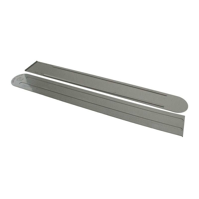 Protecteur de sol pour extension de VR - Slicker pour extension - Ensemble de 2 - 40 pouces x 5 pouces - Gris
