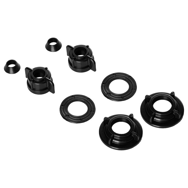 Robinet Lavabo VR Dura Faucet avec Dérivation Douche – Noir Mat – 4" – 2 Leviers