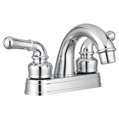 Robinet Lavabo RV Dura Faucet Chrome 2 Poignées Style Théière – 10-1187
