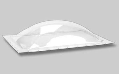 Puits de lumière bombé 22-0566 pour VR – 21,5 x 18 po – Polycarbonate transparent avec scellant