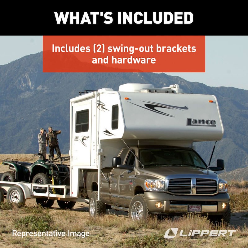 Support Pivotant HappiJac Pour Vérins de Campeur – Ensemble de 2 – Acier Galvanisé Lippert 15-0920