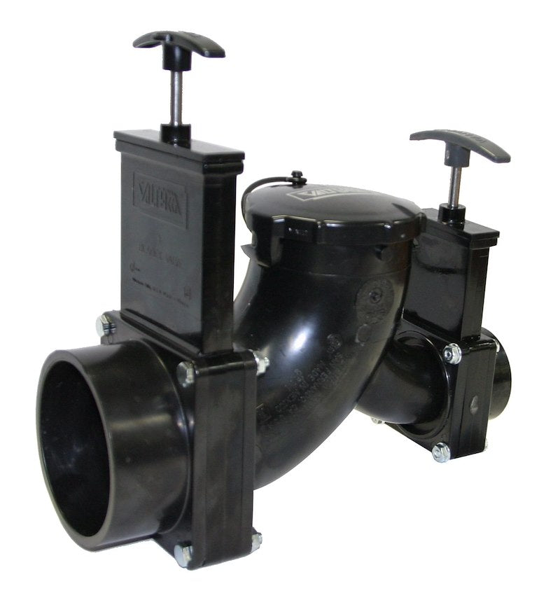 Valve double pour eaux usées Valterra 11-0634 – 3 po x 1,5 po pour VR et bateau