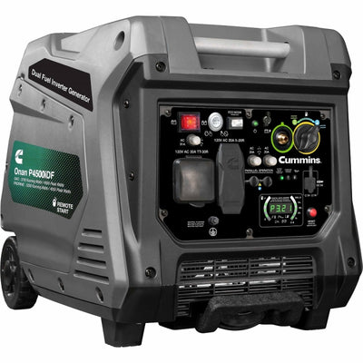 Générateur Portable Cummins Onan P4500iDF – Essence/Propane, Inverseur Numérique, 4500W, Démarrage à Distance