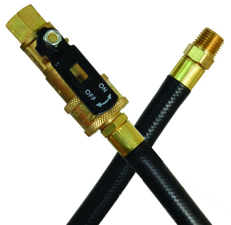 JR Products 1/4" x 72" RV Propane Hose – UL/CSA Approved Quick Connects