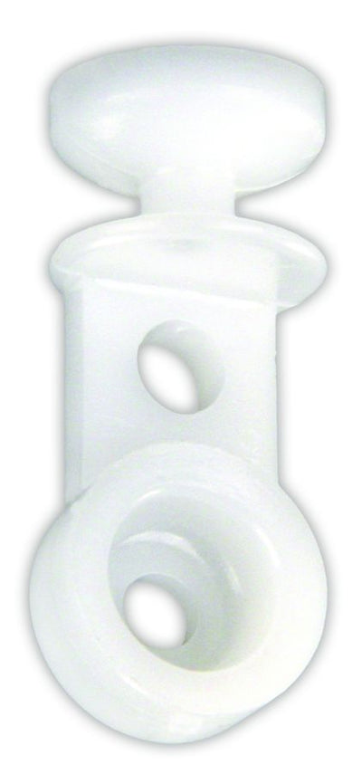 Glissières de Rideau Snap-In Blanches pour Rail Type A – Ensemble de 14 – JR Products