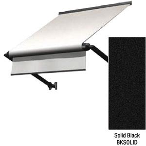Toile d’Auvent Solera 13 pi – Vinyle Noir Antimoisissure avec Extension 8 pi