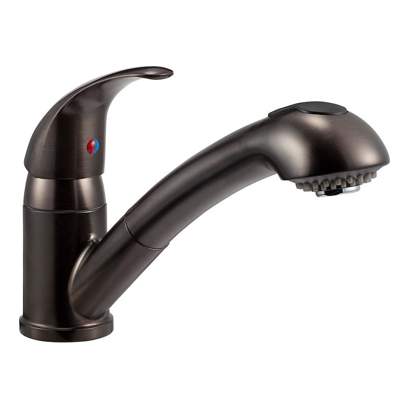 Robinet de cuisine Dura Faucet 10-0065 à bec rétractable – Bronze vénitien