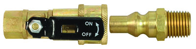 Adaptateur de propane JR Products 06-0116 – Coupleur rapide 1/4 po femelle NPT avec valve d’arrêt