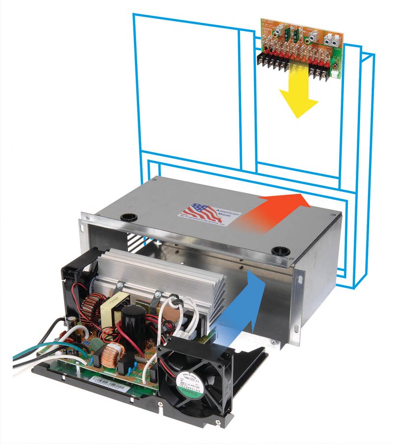 Convertisseur Progressive Dynamics 19-0311 Inteli-Power 4600 – 35A 550W avec chargeur intelligent 4 étapes