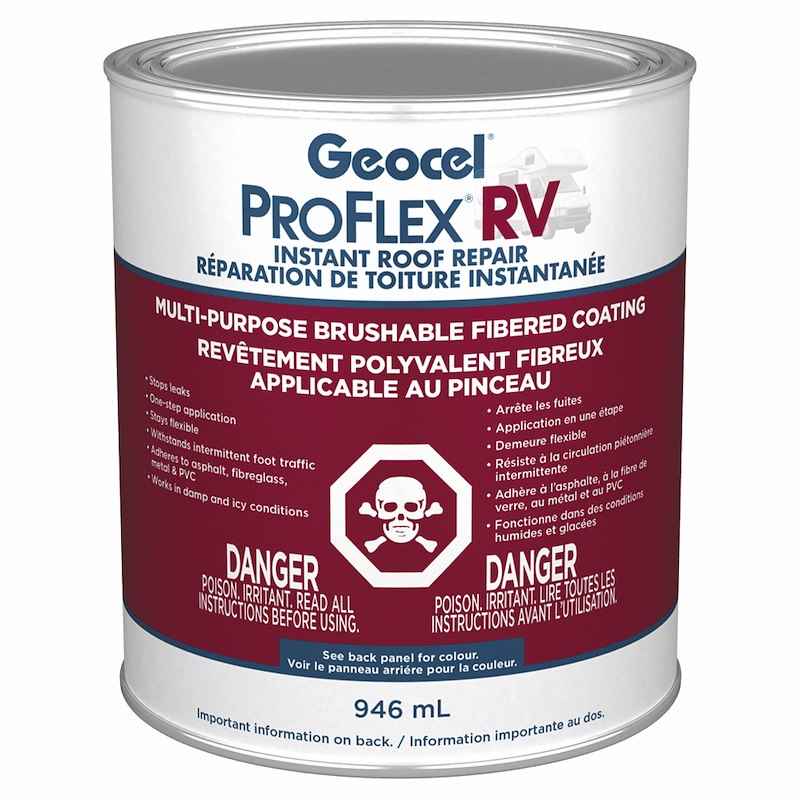 Geocel PRO FLEX RV – White Roof Sealant for RVs and Trailers