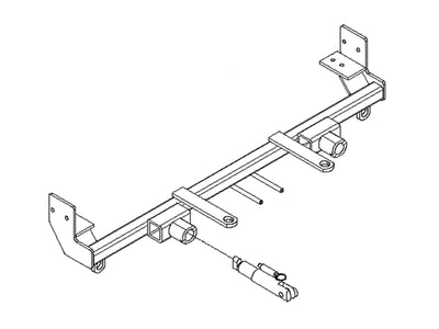 Plaque de remorquage Blue Ox Volkswagen – Baseplate avec attaches amovibles