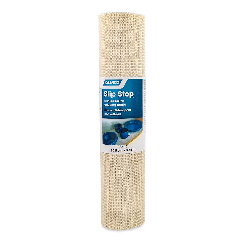 Tapis antidérapant 1 x 12 pieds crème pour étagères et VR