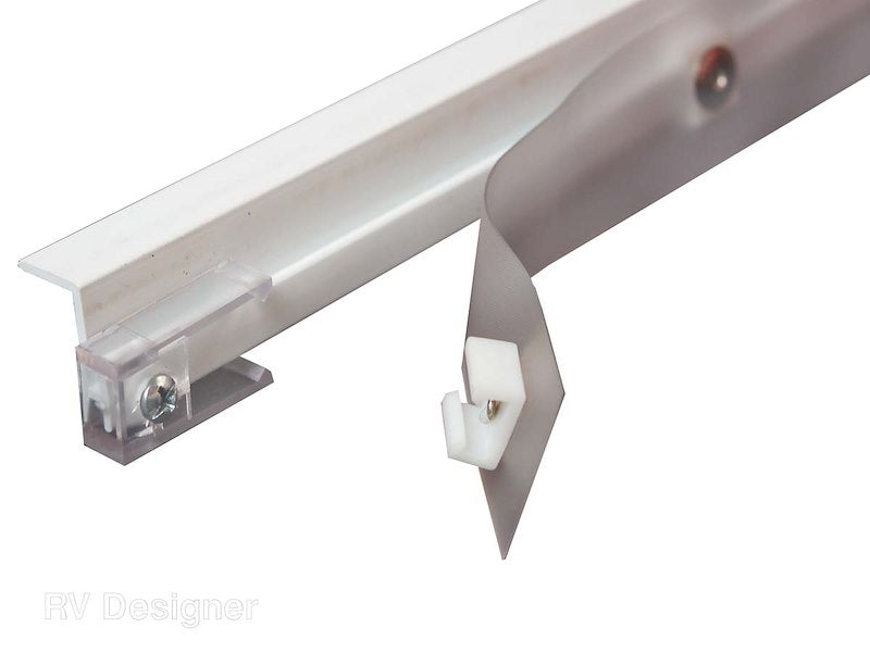 Kit rail rideau plafond 45" avec glide tape 72" pour VR