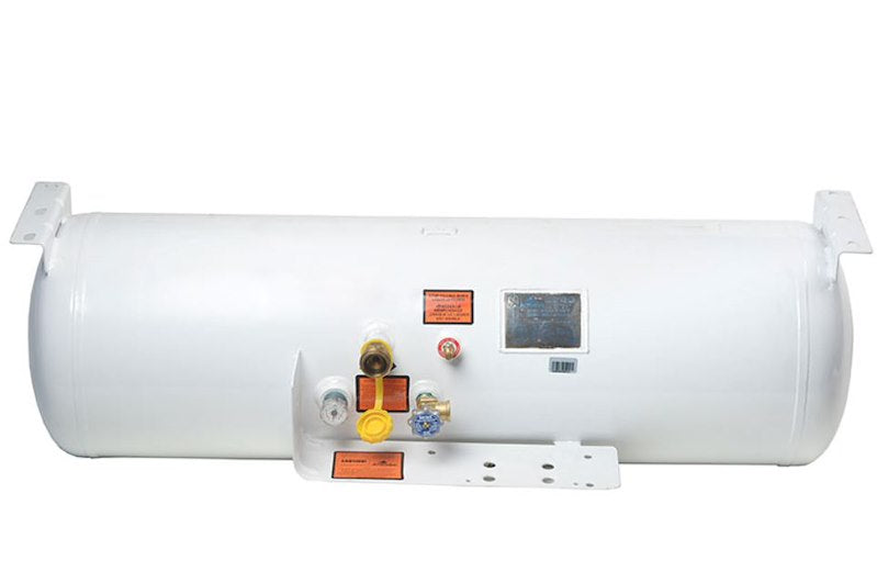 Réservoir propane 29.3 gallons acier horizontal 48" VR valve premium
