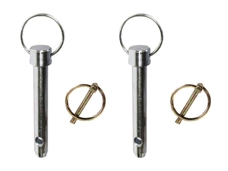 Self-Retention Tow Bar Pins 1/2" with Clips (2 Pack)