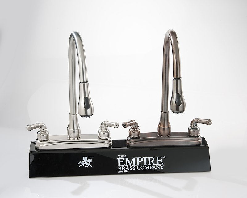 Robinet cuisine VR 8 pouces bronze douchette extractible