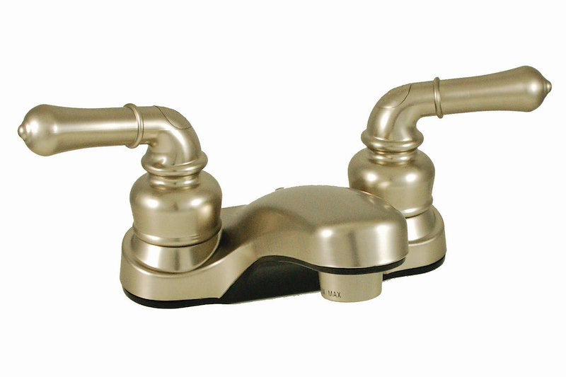 Robinet lavabo 4 pouces nickel Ultra Line double poignée VR