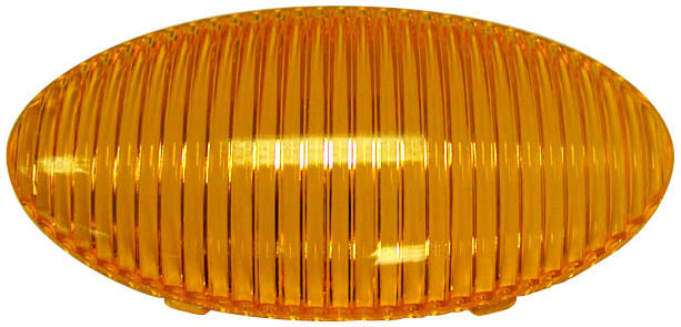 Couvre lumière ovale ambre polycarbonate pour Peterson 382 et 383