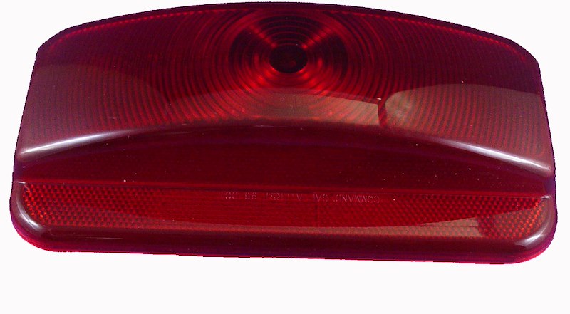 Lentille de feu arrière rouge Command 06-6224 – Remplacement durable SAE