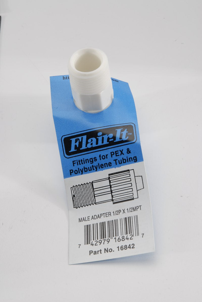 Elkhart Supply 72-0764 1/2 Inch PEX Tee Fitting - White