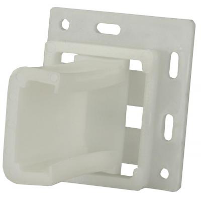 Support de glissière de tiroir ajustable JR Products 20-1909 blanc