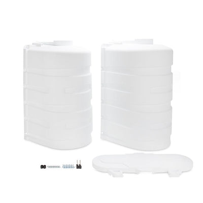 Couvercle pour deux bonbonnes de propane 30 lb Camco 07-9696 blanc