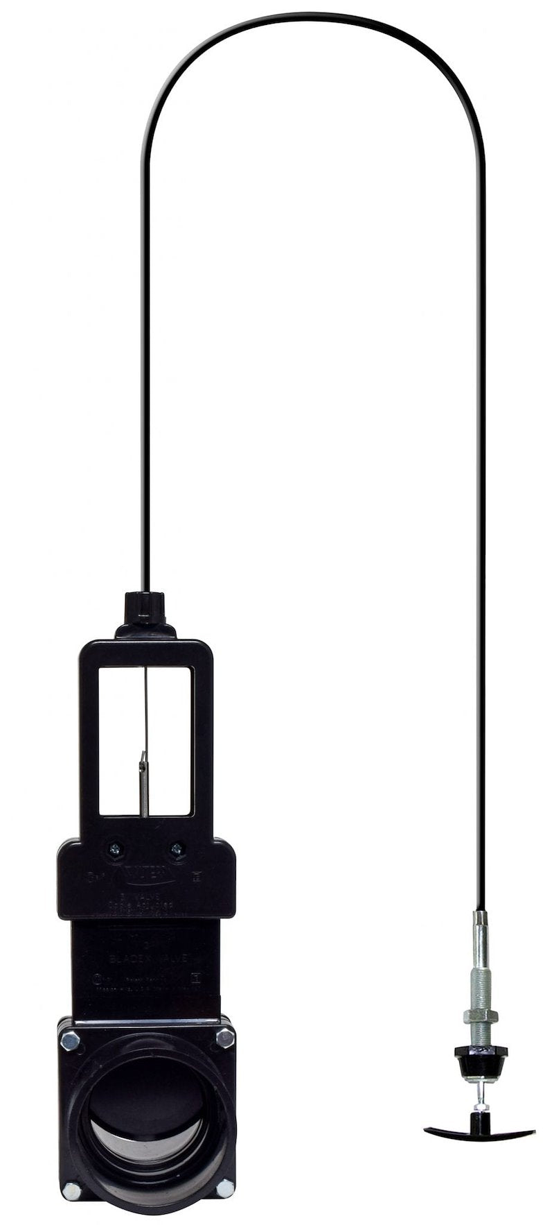 3¨ valve with cable and handle 96