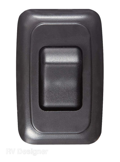 Interrupteur mural noir On-Off 12V RV Designer 19-2499 pour VR