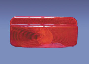 Feu arrière Command 06-6282 rouge avec support de plaque – 12V