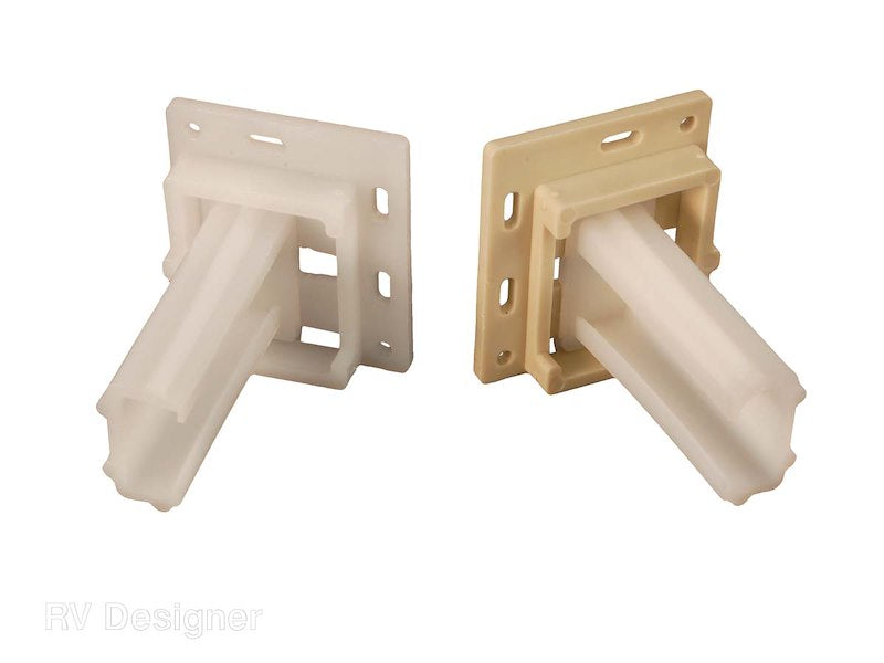 Support de coulisse de tiroir RV Designer 20-1736 – Blanc, ensemble de 2