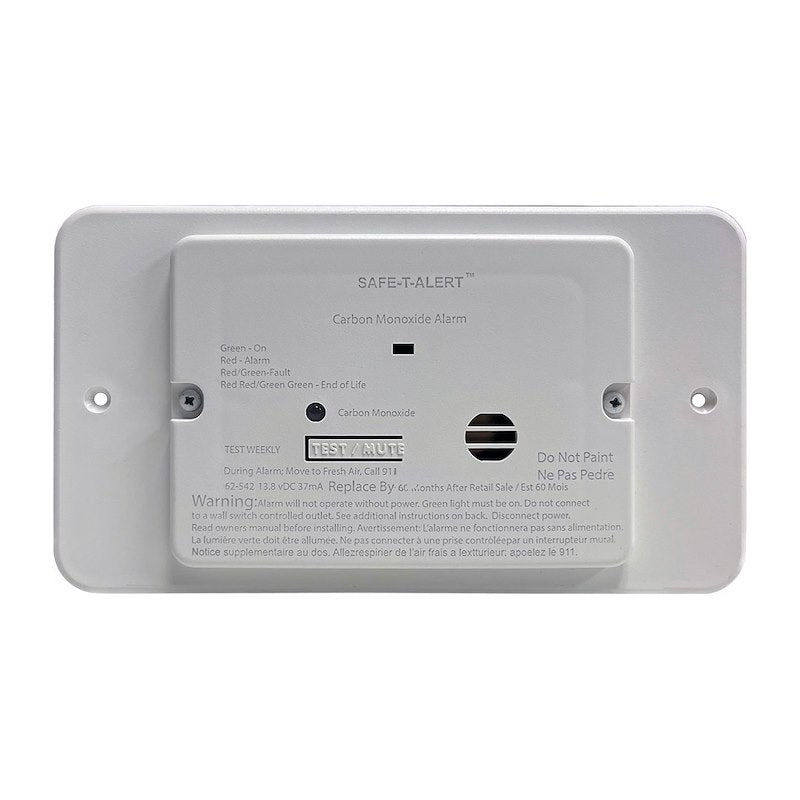 Détecteur de monoxyde de carbone Safe-T-Alert encastré blanc 12V – MTI 06-6550