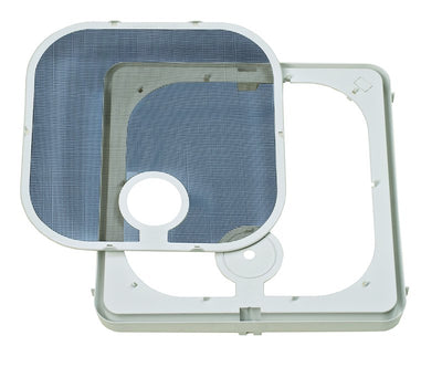 Cadre de moustiquaire Ventline 47-0308 blanc bouleau pour évent de toit 14 x 14 po
