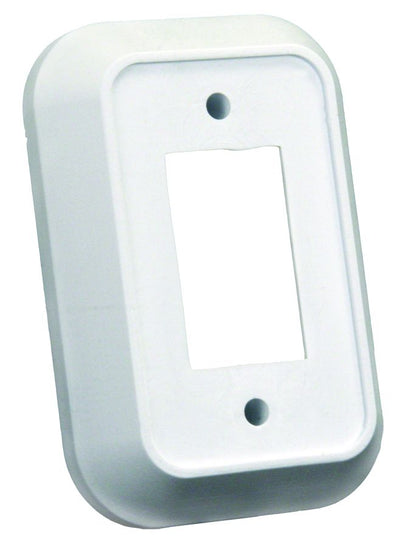 Plaque murale pour interrupteur simple JR Products 19-2792 blanche
