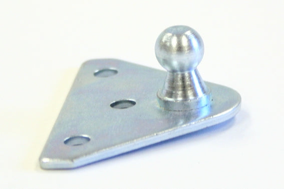 Support Plat pour Amortisseur de Porte avec Rotule 10 mm