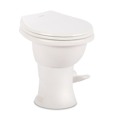 Dometic 410 White Porcelain Toilet with PowerFlush System