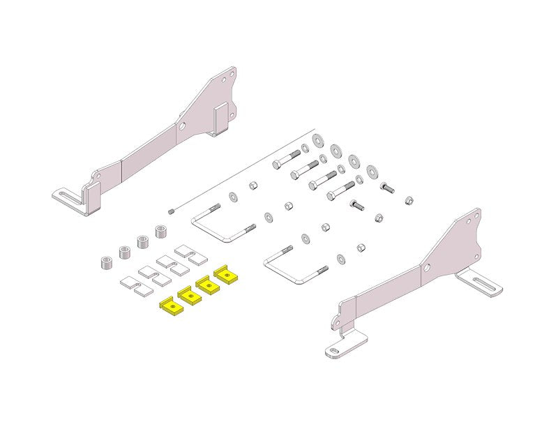 Kit de supports pour attelage Fifth Wheel Husky Towing 14-1456