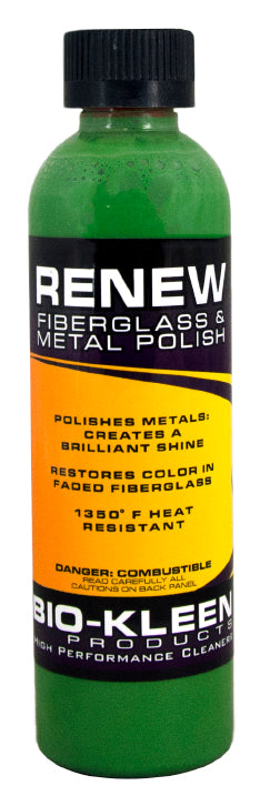 Poli-Métal Bio-Kleen Renew 118 ml – Pour Aluminium, Chrome, Acier Inox, Cuivre, Laiton et Plus