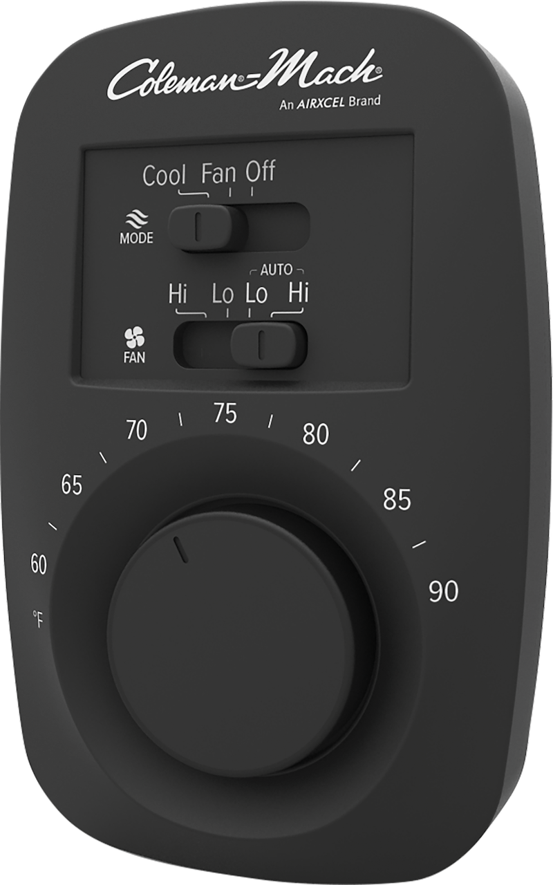 Coleman Mach 12V Wall Thermostat for RV Air Conditioner | Simple and Reliable Control