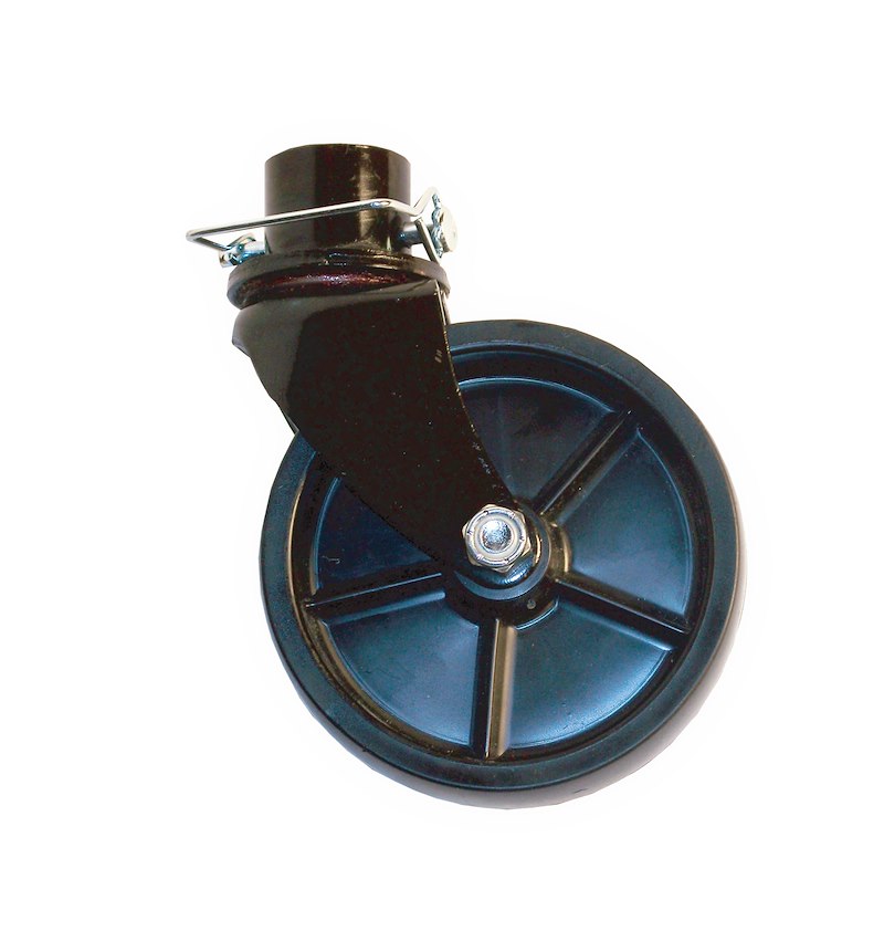 Roue pivotante pour béquille de remorque 6 po – Ultra-Fab 15-0423 – 650 lb, plastique noir