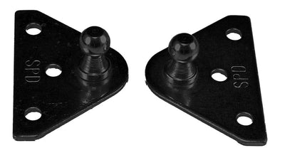 Support de fixation pour ressort à gaz avec rotule 10 mm – ensemble de 2