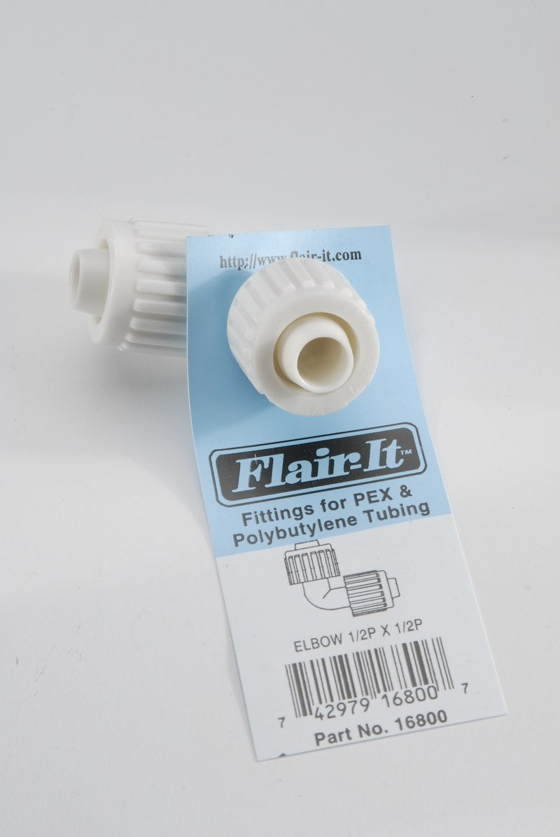 Coude PEX 90° 1/2 po x 1/2 po Flair-It™ – Raccord Eau Potable – Elkhart Supply