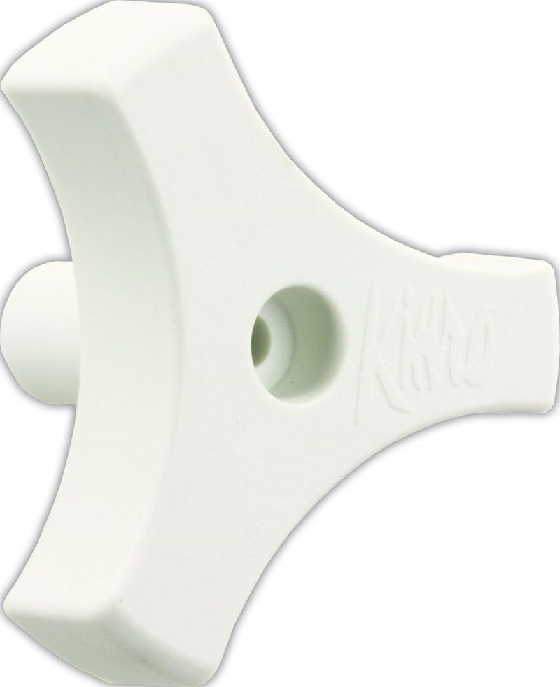 Bouton de manivelle triangulaire blanc 13/16 po pour fenêtre de VR – JR Products 23-0161
