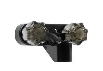 Robinet bain douche VR 4 pouces noir avec inverseur
