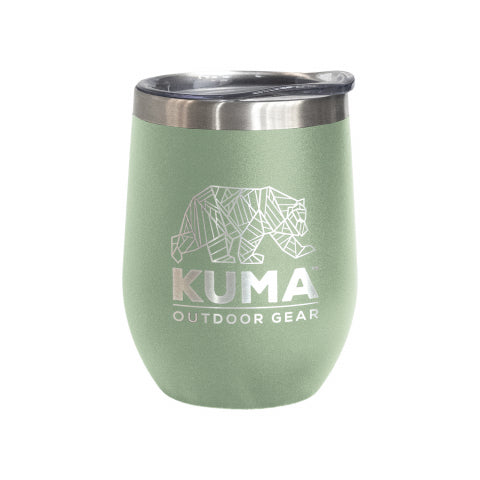 Gobelet à Vin Kuma Isotherme en Acier Inoxydable - Double Paroi, Couvercle Anti-Éclaboussures, Sans BPA