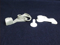 Levier de chasse blanc pour toilette Thetford Aqua-Magic IV