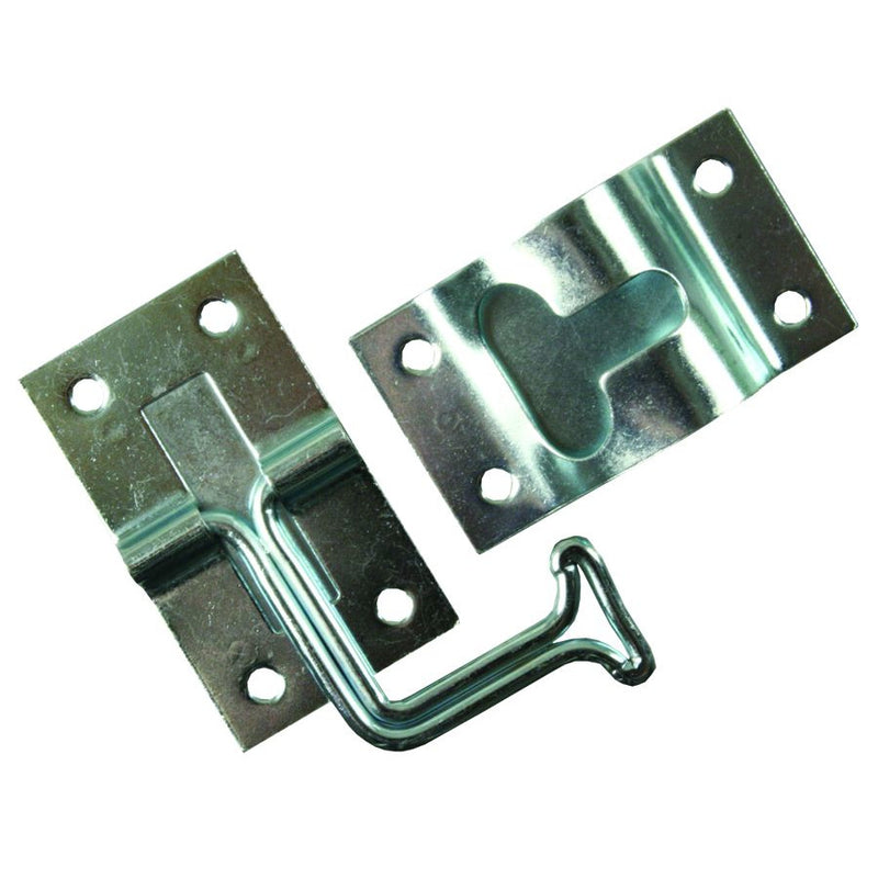 90 Degree T-Style Door Holder - Zinc Plated Steel for RV