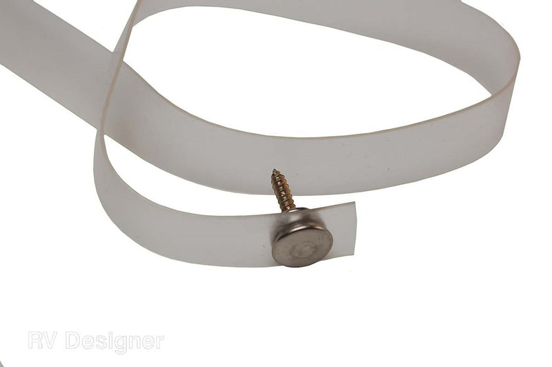 Attache de porte et rideau transparent 18 po RV Designer 20-1864