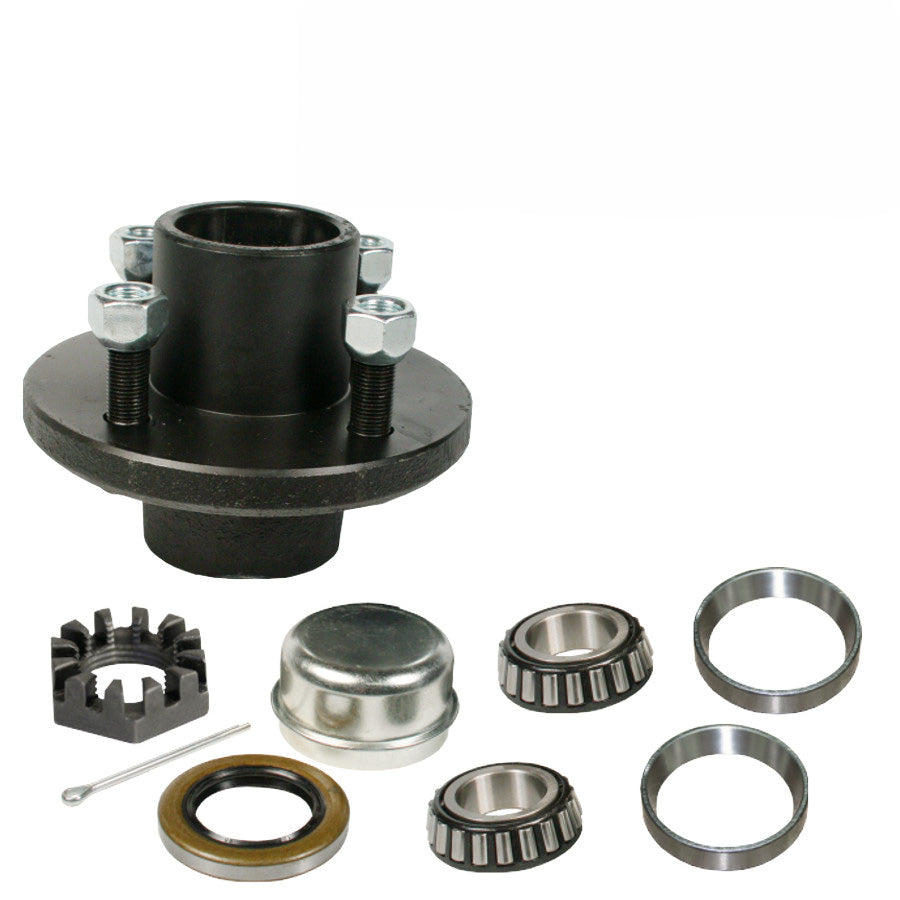 Ensemble moyeu complet 4 trous – Pièce de remorque (vrac)