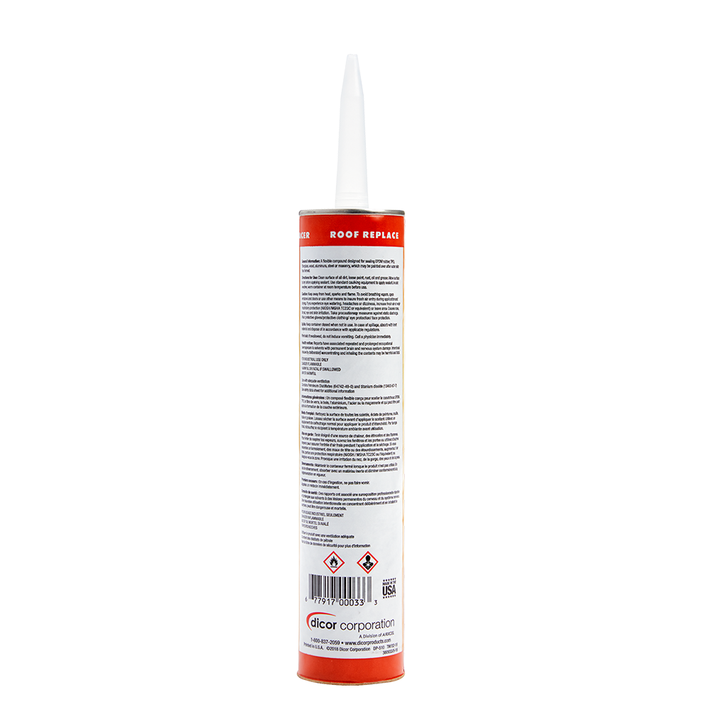 Mastic de colmatage autonivelant sans HAPS - Blanc colombe - Idéal pour toits de VR
