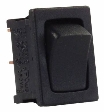 Interrupteur Polyvalent 12 Volts, 16 Ampères, Noir - Bascule, SPST - UNITÉ